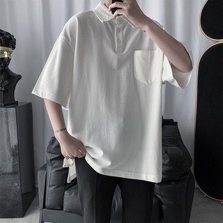 🔥พร้อมส่ง🔥เสื้อยืด OveRsiZE โปโลคอปก ( T321 )