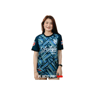 โปรโมชั่น : ลายใหม่เสื้อกีฬาพิมพ์ลาย คอกลม แขนสั้น