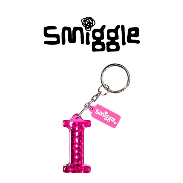 พวงกุญแจตัวอักษร Smiggle ของแท้