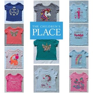 เสื้อยืดเด็กผู้หญิง  อายุ6เดือน - 18เดือน แบรนด์ the childrens Place ผ้านิ่มใส่สบาย