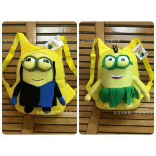 กระเป๋าเป้เด็ก มินเนี่ยน minion  30 x22 x7 cm shopee