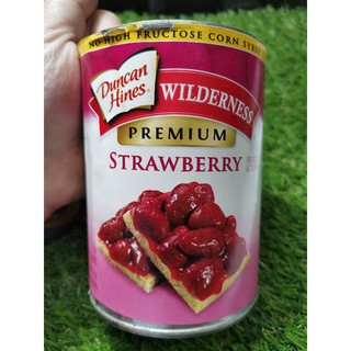 Wilderness Strawberry filling topping ใช้สำหรับทำชีสพายชีสเค้ก  ขนาด595กรัม