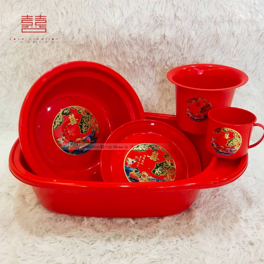 Bulk Dragon Phoenix Five Set Dowry Must-Have Wedding Must-Have Bed Must-