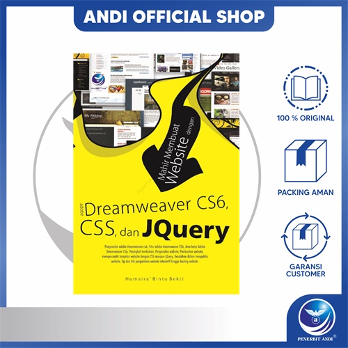 Andi สํานักพิมพ์ - หนังสือขั้นสูงในการทําเว็บไซต์ด้วย Adobe Dreamweaver CS6, CSS, และ Jquery - Humai