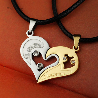 Weifeng  pendant necklace heart-shaped Fashion Modern love couple Beauty necklace