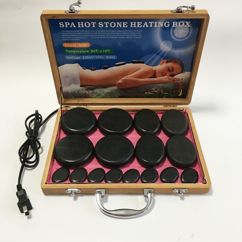 หินสปา🔥ชุดหินร้อนสปา SPA หินนวด🔥หินร้อนสปา หินร้อน ขนาดใหญ่ สำหรับนวดสปา ชุด16 ชิ้น #หินภูเขาไฟ # หินสปา - รูปที่ 6