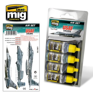 Ammo By MIG - AMIG7202 USAF COLORS Grey Modern Jets