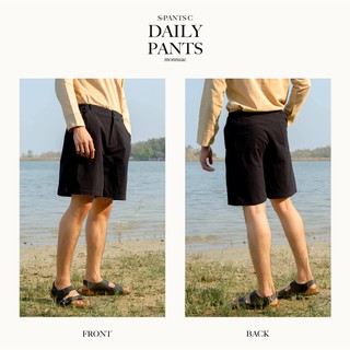 กางเกงขาสั้น Daily Pants สีดำ (BLACK) 𝑏𝑦 𝑚𝑜𝑛𝑛𝑢𝑎𝑒