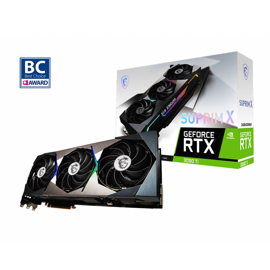 MSI RTX 3090TI SUPRIM X - 24GB GDDR6