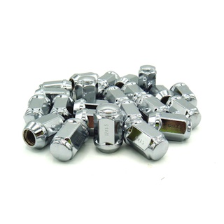 24 ตัว น๊อตล้อแมกซ์ แบบเหล็กชุบโครเมียม เบอร์ 19 เกลียว 1.5 ตัวยาวพิเศษ car-lug-nuts-accessories T9