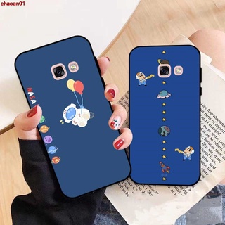 เคสมือถือซิลิโคนลายดาวสําหรับ Samsung A3 A5 A6 A7 A8 A9 Pro Star Plus 2015 2016 2017 2018 Htkra Pattern-5