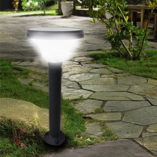 IWACHI โคมไฟสนาม 2 in 1 โคมไฟสนาม,หัวเสา โซล่าเซลล์ IWC-BOLLARD-SOLAR-80W-WH+CW+WW Yongling