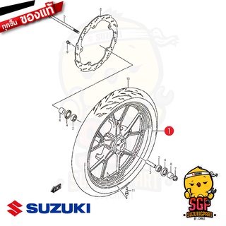 ล้อแม็ก WHEEL แท้ Suzuki GSX-R150 / GSX-S150