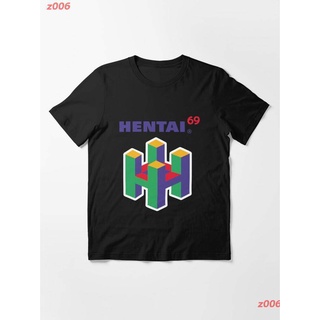 เสื้อยืดสีขาว Hentai 69 - Nintendo 64 Logo Essential T-Shirt เสื้อยืดพิมลาย เสื้อผู้ชาย เสื้อยืดหญิง คอกลม เสื้อแฟชั