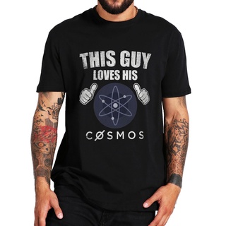 [COD]ใหม่ เสื้อยืดลําลอง แขนสั้น คอกลม พิมพ์ลายดอกไม้ This Guy Loves His Cosmos ATOM สไตล์วินเทจ พรีเมี่ยม แฟชั่นฤดูร้อน