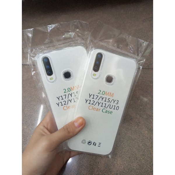 CASE Vivo Y17 Y3 Y12 - SOFTCASE CLEAR VIVO Y15 U10 U3X HD PREMIUM CLEAR