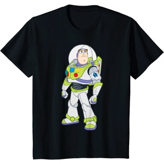 เสื้อยืดผ้าฝ้ายพรีเมี่ยม เสื้อยืด พิมพ์ลาย Disney Pixar Toy Story Buzz Lightyear แข็งแรง