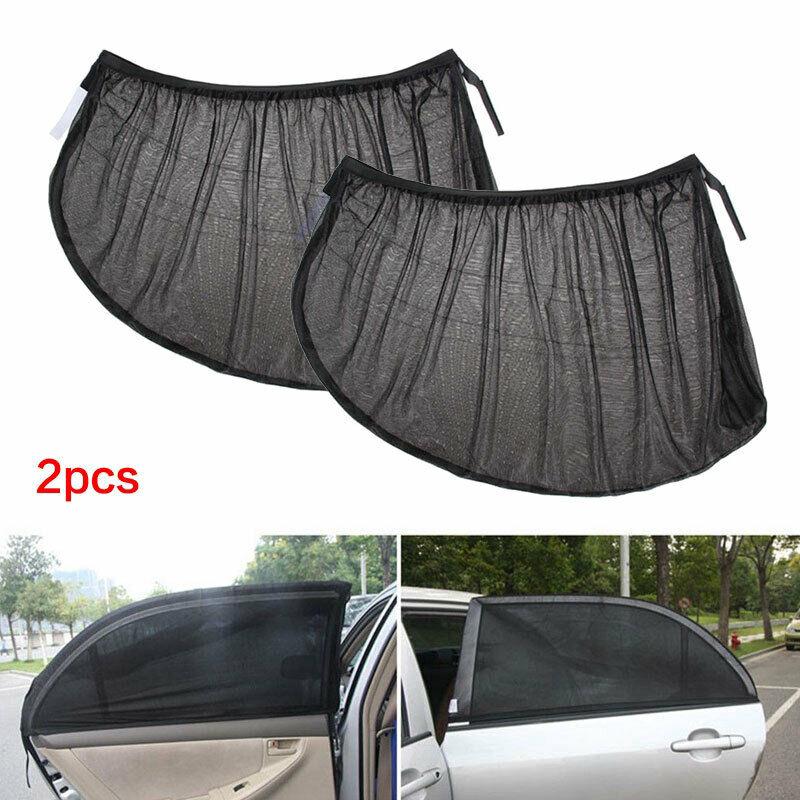 2Pcs Universal Sun Shades Rear Side Seat Car Auto Window Baby Kids Protection