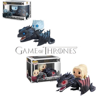 [พร้อมส่ง] ตุ๊กตาฟิกเกอร์ Game of Right Film Television FUNKO POP Dragon Mother Daenerys Night King Knight Dragon สไตล์ สําหรับตกแต่ง