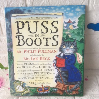 PUSS IN BOOTS หนังสือนิทานปกแข็ง มือสอง-cb2