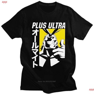 เสื้อยืดแขนสั้นพิมพ์ลาย Mha My Hero Academia All Might Plus ผ้าฝ้ายแท้สําหรับผู้ชาย เสื้อยืดพิมพ์ลาย เสื้อยืดผู้ชาย