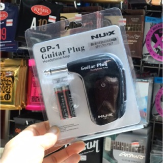 แอมป์ปลั๊ก พร้อมเสียงแตกในตัว ยี่ห้อNUX GP-1 ของแท้100%  Guitar Plug Headphone Amp