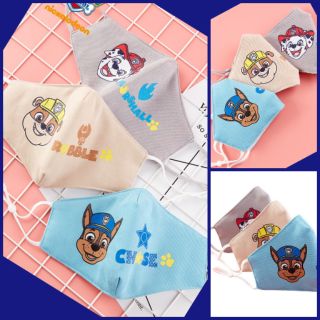 Maskเด็ก3Dผ้าค็อตตอนทอนาโน ลายpaw patrol ลิขสิทธิ์(แพ็ค3ชิิ้น)สินค้าพร้อมส่ง!!