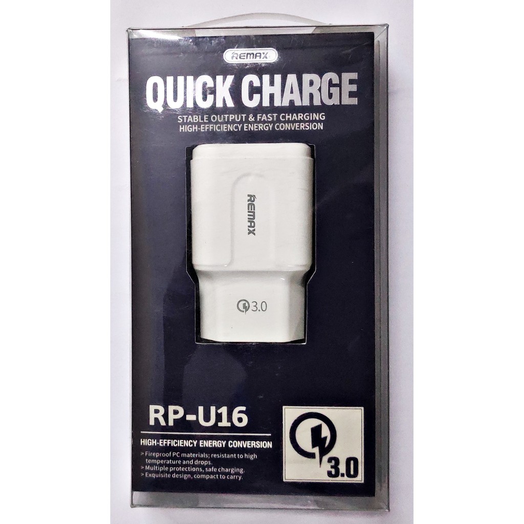 Remax อะแดปเตอร์ชาร์จ Usb Port Rp-U 16 3 A ชาร์จอย่างรวดเร็ว ...