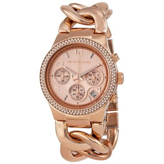 Michael kors runway wristlet mk3247 rose gold stainless steel watch