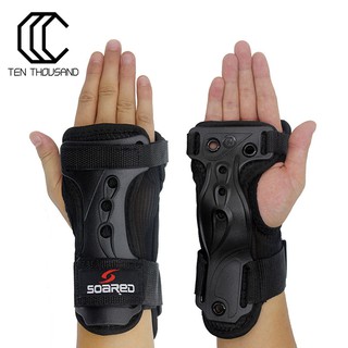 T~☑ 2Pcs Snowboard Skating Adjustable Wrist Support Hand Palm Guard Protector