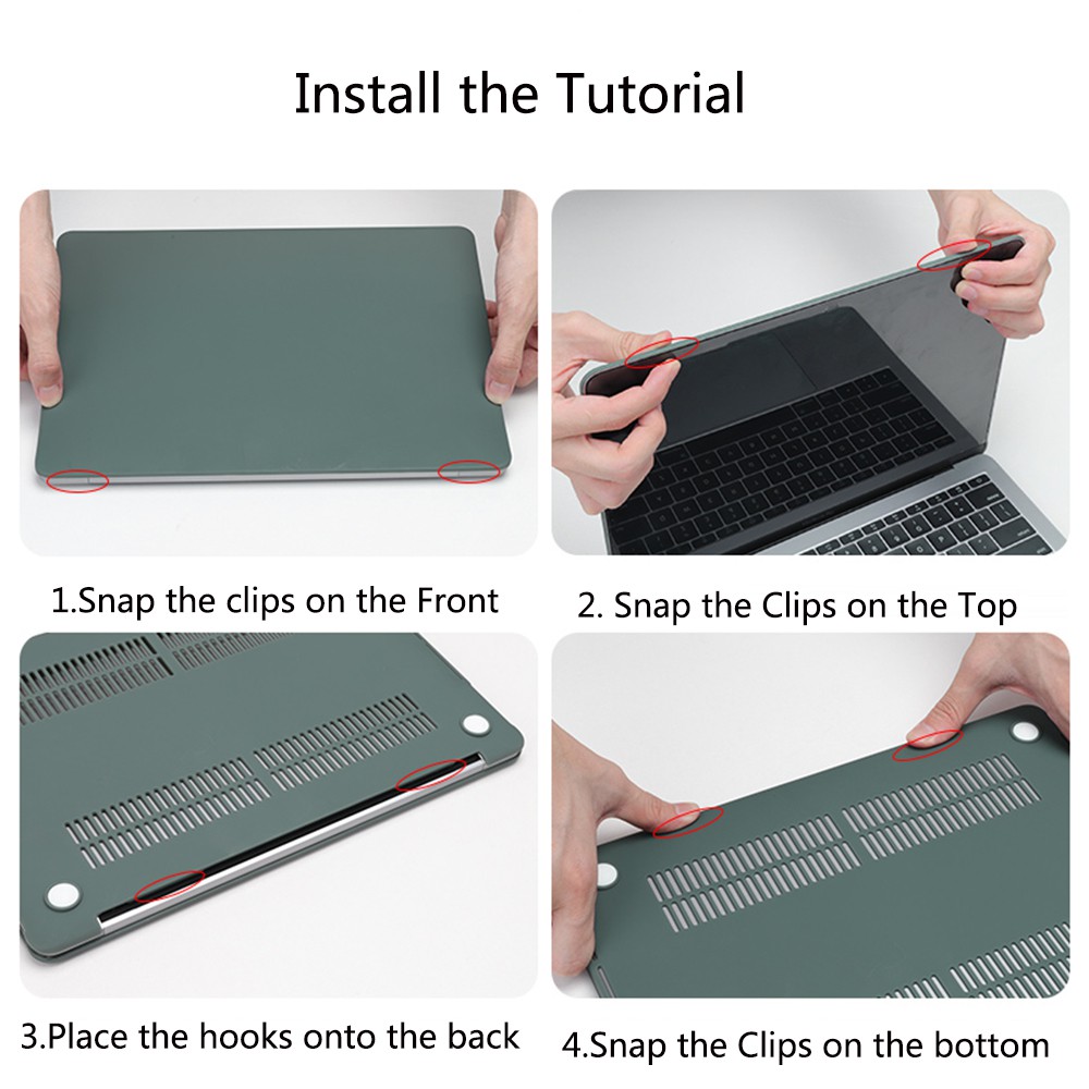 4 in 1MacBook Case with free Keyboard Cover Macbook Air M1 2020 Case 11