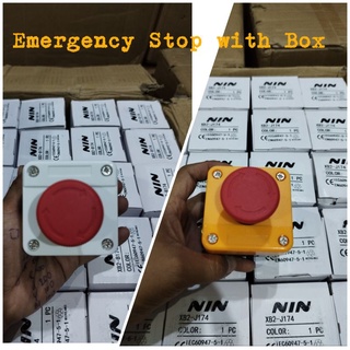 Emergency stop box สวิทช์ไฟฉุกเฉินพร้อมกล่อง (จัดส่งทันที)