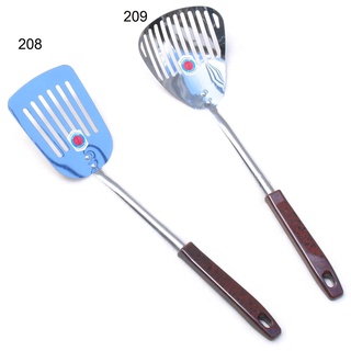 ตะหลิวโรตี(208) กระจ่า(209) สแตนเลส ตราใบโพธิ์