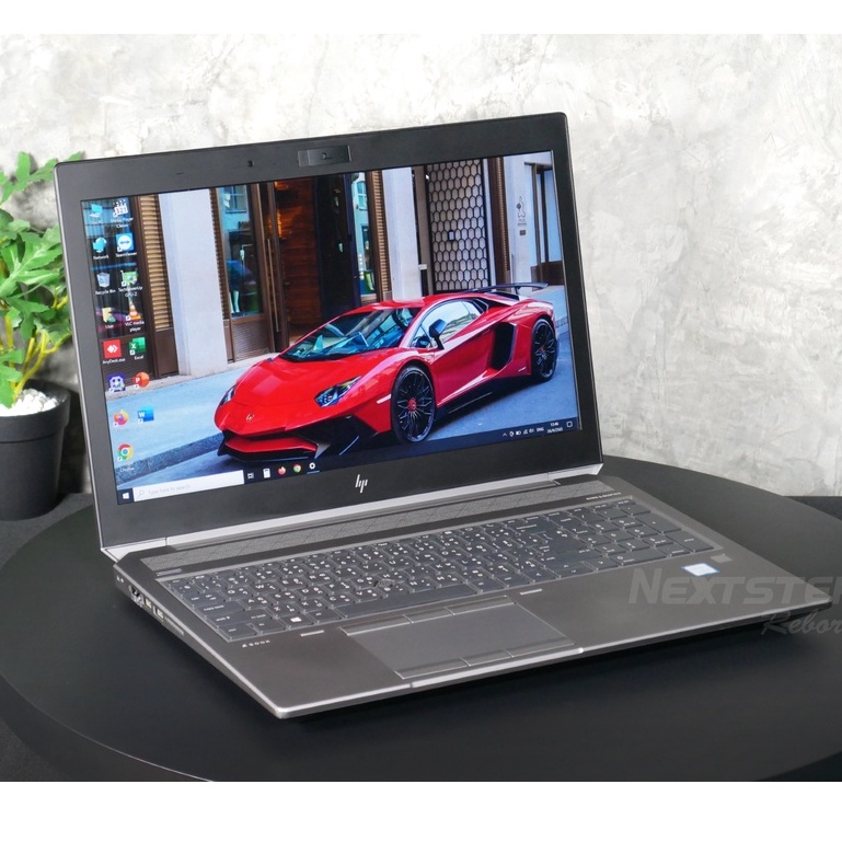 โน๊ตบุ๊ค จอ 4K สำหรับงานตัดต่อ ออกแบบ HP ZBook 15 G5 Core i7 Ram 32 Quadro มือสอง