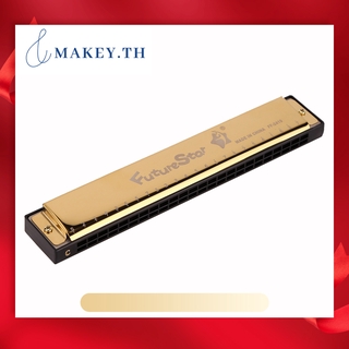 ของแท้ 100% Harmonica ฮาร์โมนิก้า คีย์ C เม้าออแกน hamonica เมาออแกน เม้าออแกน คีย์ c ฮาโมนิกา 24 ช่อง 48 เสียง เมาท์ออร์แกน หีบเพลง ฮาโมนีก้า