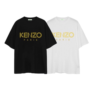 Kenzo เสื้อยืดแขนสั้น ผ้าฝ้าย พิมพ์ลาย แฟชั่นสําหรับผู้ชาย และผู้หญิง