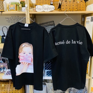 🌟พร้อมส่ง แท้💯% เสื้อยืดหน้าเด็ก ADLV BABY FACE SHORT SLEEVE T-SHIRT BLACK GIFT