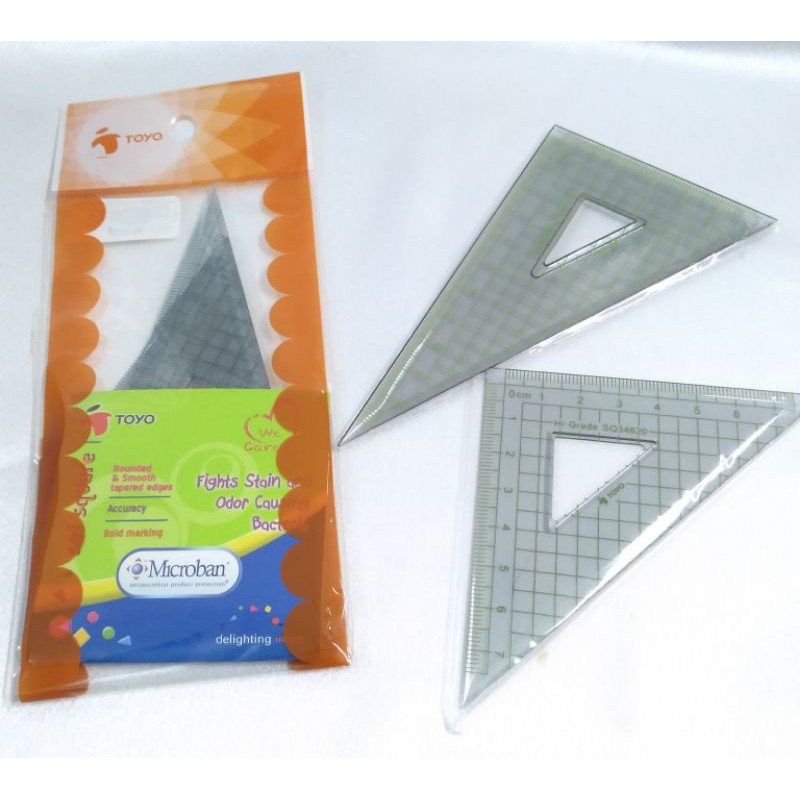 TOYO MICROBAN MISTAR TRIANGLE SET / TRIANGLE RULER / TOYO SQ-34620