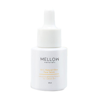 Mellow Naturals Vit C Natural Glow Face Serum | เซรั่มวิตซี เผยผิวสว่างกระจ่างใส ลดรอยดำ รอยแดง ฝ้ากระ ผิวนุ่มชุ่มชื้น