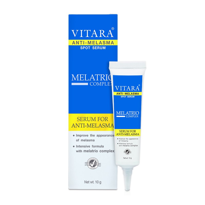 VITARA ANTI MELASMA SPOT SERUM เซรั่มบำรุงผิวสำหรับผิวที่มีปัญหาฝ้า กระและจุดด่างดำ ขนาด 10 กรัม