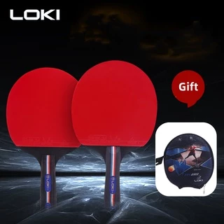 Loki X1/X2/X3 ITTF ไม้ตีปิงปอง ไม้ตีมืออาชีพ ฟองน้ําความยืดหยุ่นสูง ตีปิงปอง พร้อมกระเป๋าไม้