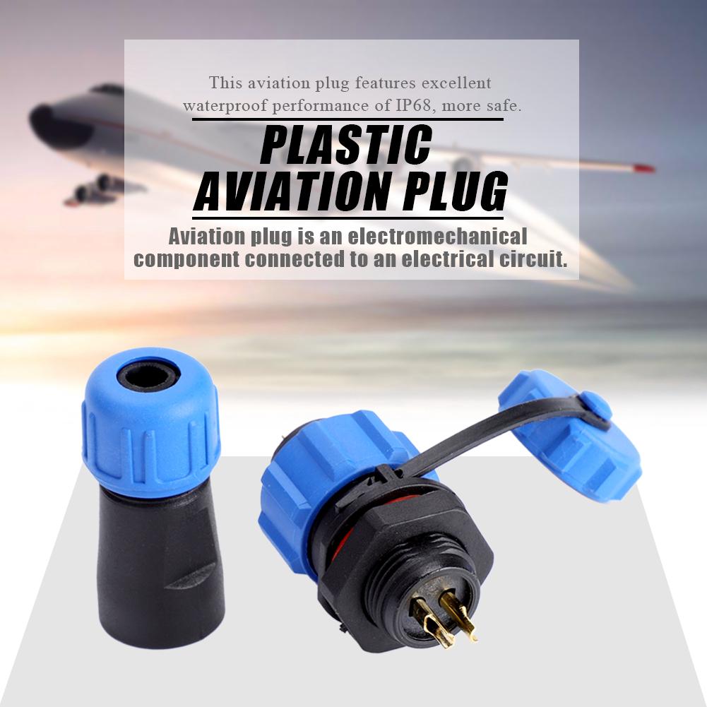 [Ready Stock] ซื้อซ็อกเก็ตเชื่อมต่อกันน้ํา 2 % Ip 68 Plug Pin / 3pin 4pin 5 6 7pin 9 Sp 13 Aviation