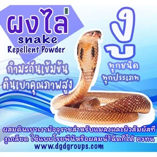 ผงไล่ งู ตัวเงินตัวทอง (SB-1) แมลง กำมะถัน+ดินเบาคุณภาพสูง