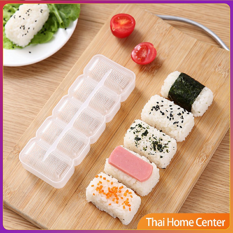แม่พิมพ์ข้าวปั้น แม่พิมพ์ซูชิ เครื่องทำซูชิ แม่พิมพ์ครัว มีให้เลือก 3 แบบ sushi mold