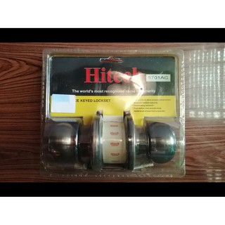 ลูกบิด ลูกบิดประตู ลูกบิดสแตนเลส ลูกบิดประตูห้องนอน สีชา ยี่ห้อ ไฮเทค Hitech ไส้ทองเหลือง (รุ่น.5701AC) by JHW