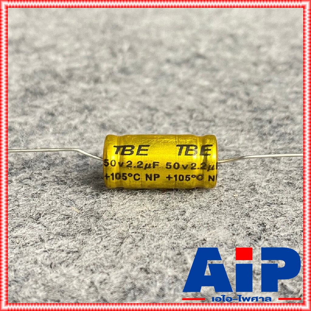 10ตัว 2.2uF 50V C ลำโพง สีทอง คาปาลำโพงเสียงแหลม ตัวป้องกันลำโพงเสียงแหลม คอนเดนเซอร์ ทอง คาปาซิเตอร์ลำโพง CAPACITOR ...