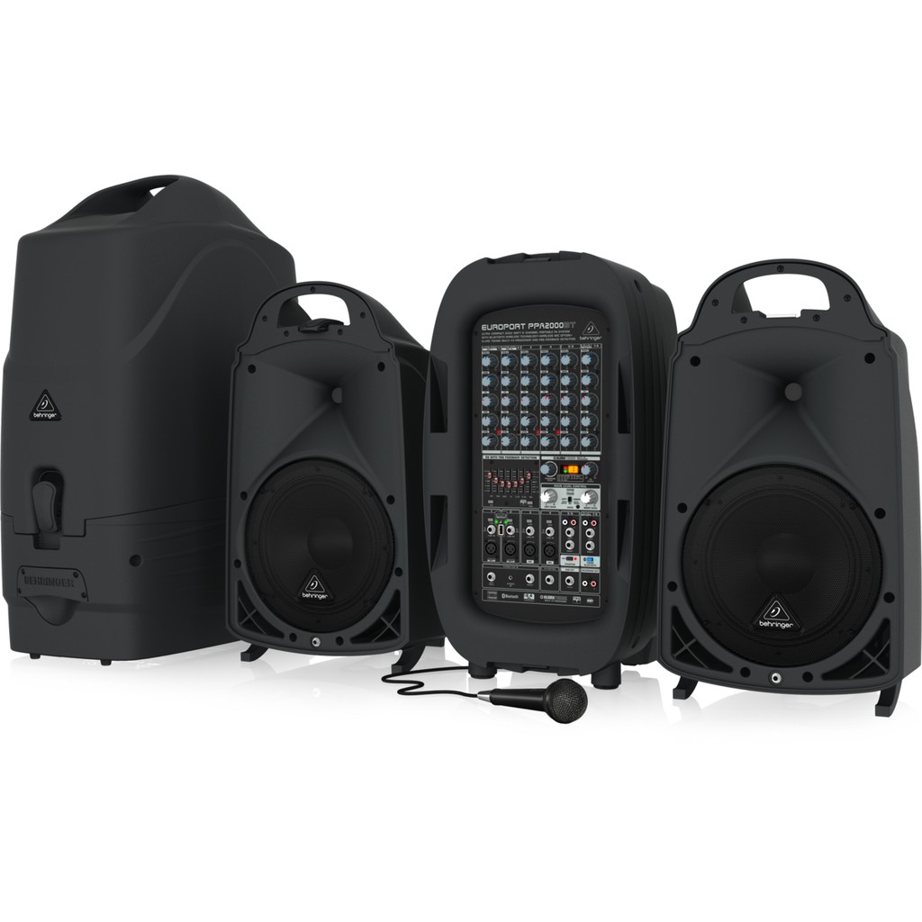 (ของแท้ ประกันบูเช่ 1ปี) BEHRINGER EUROPORT PPA2000BT ชุดครื่องเสียงเคลื่อนที่ 2000w  PPA 2000BT PPA