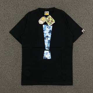 A BATHING APE Kaos เสื้อยืด ลายพราง APE สีฟ้า สีดํา พรีเมี่ยม ของแท้ สําหรับอาบน้ํา