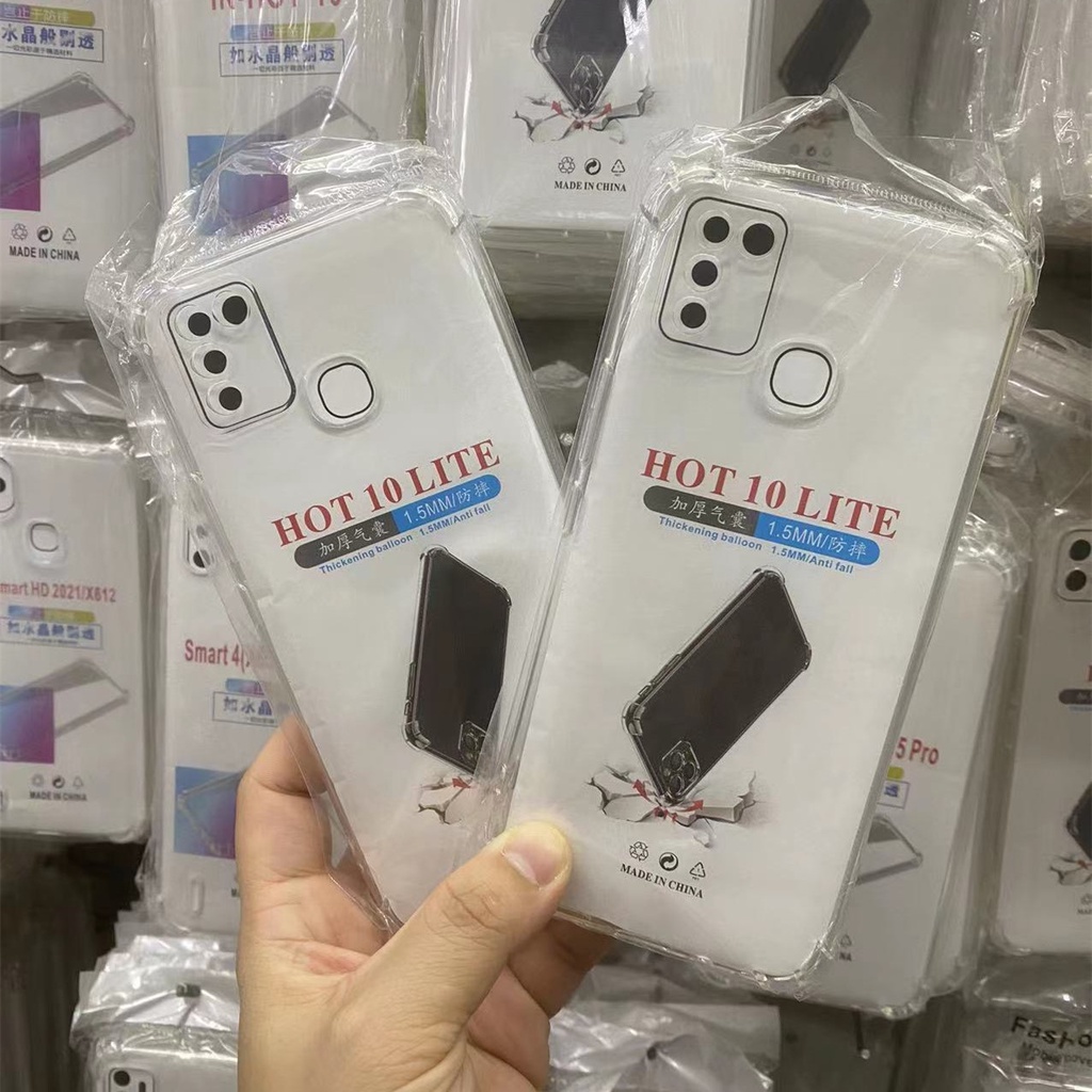 08 [ส่งจากไทย] Case ใส กันกระแทก Infinix Smart4 Smart5 Smart6 SmartHD Smart5pro Smart7 Smart8 เคสโทรศัพท์ อินฟินิต