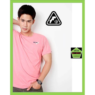 rudedog เสื้อคอกลม  ชาย หญิง  รุ่น mini super สีชมพู